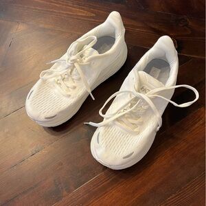 White HOKA size 6